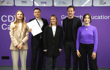 Valeriya Ionan, Deputy Minister for Eurointegration at the Ministry of Digital Transformation of Ukraine, Manuel Kilian, Managing Director of the Global Government Technology Centre in Berlin, Victor Liakh President of the East Europe Foundation (EEF), Inessa Matevosyan, Operations Manager of the C4IR WEF Centre, Maria Voitko, Operations Director of CDTO Campus. Galyna Pustova (online) - Head of CDTO Campus.. Valeriya Ionan, Deputy Minister for Eurointegration at the Ministry of Digital Transformation of Ukraine, Manuel Kilian, Managing Director of the Global Government Technology Centre in Berlin, Victor Liakh President of the East Europe Foundation (EEF), Inessa Matevosyan, Operations Manager of the C4IR WEF Centre, Maria Voitko, Operations Director of CDTO Campus. Galyna Pustova (online) - Head of CDTO Campus..