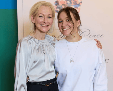 Cecilia Bonefeld-Dahl and Valeriya Ionan Cecilia Bonefeld-Dahl and Valeriya Ionan