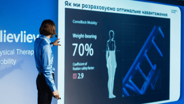 Presentation of ComeBack Mobility. Photo: SET University Presentation of ComeBack Mobility. Photo: SET University